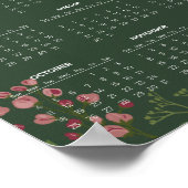 Poster Simple Yet Elegant Floral 2026 Calendar | (Coin)