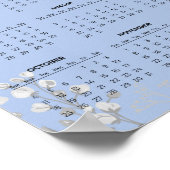 Poster Simple Yet Elegant Floral 2026 Calendar | (Coin)