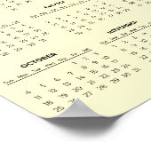 Poster Simple Yet Elegant Floral 2026 Calendar  |  (Coin)