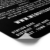 Poster Simplement Gras, Recrutement de la Loi des Agents  (Coin)