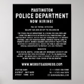 Poster Simplement Gras, Recrutement de la Loi des Agents  (Devant)