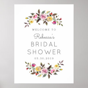 Poster Simplement joli signe nuptial - Taille personnalis