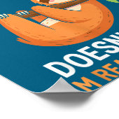 Poster Simplement parce que je suis éveillé Citation drôl (Coin)