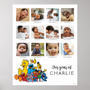 Poster Simplement, rue Sésame   Première année du bébé