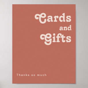 Poster Simples vibrations rétro   Cartes et cadeaux Old R