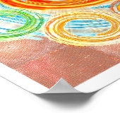 Poster Simplicité : Cercles, Chakra, Vagues, Croquis (Coin)