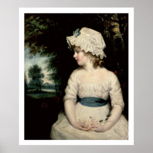 Poster Simplicité - un portrait de Mlle Theophilia