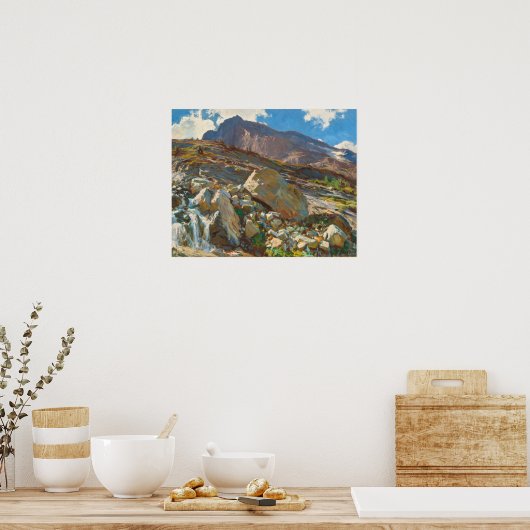 Poster Simplon Pass (1911) par John Singer Sargent (Cuisine)