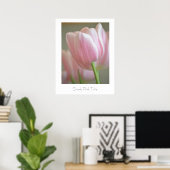Poster Simply Pink Tulip (Bureau à domicile)