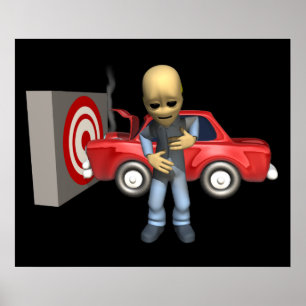 Poster Simulacre d'essai d'accident