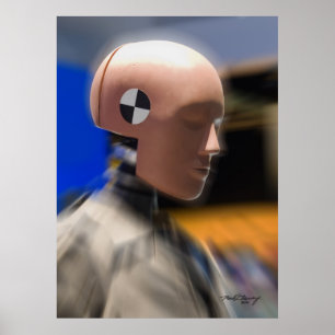 Poster Simulacre d'essai d'accident