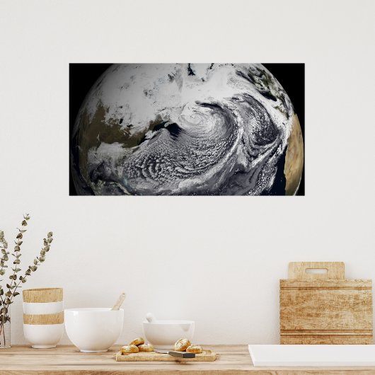 Poster Simulation de nuage d'une seule journée 2 (Cuisine)