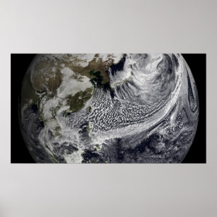 Poster Simulation de nuage d'une seule journée 3