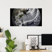 Poster Simulation de nuage d'une seule journée 3 (Bureau à domicile)