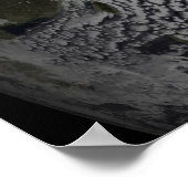 Poster Simulation de nuage d'une seule journée 4 (Coin)