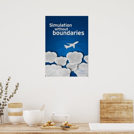 Poster Simulation sans limites (Cuisine)
