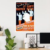 Poster Sinclair Lewis Play 1937 WPA (Bureau à domicile)