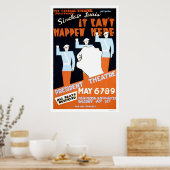 Poster Sinclair Lewis Play 1937 WPA (Cuisine)