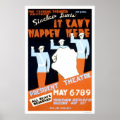 Poster Sinclair Lewis Play 1937 WPA (Devant)