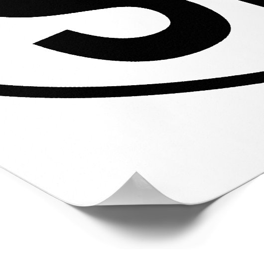 Poster Sing Oval (Coin)