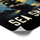 Poster Sing Sea Shantie Design For Loves Singing Boating  (Coin)