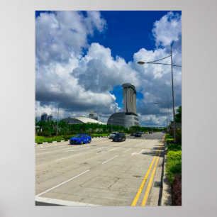 Poster Singapore Marina Bay Sands Skyline