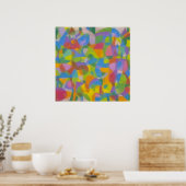 Poster Singapore Rhythmes - Canvas Art Print (Cuisine)