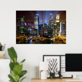 Poster Singapour (Bureau à domicile)