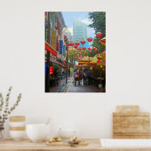 Poster Singapour - Ancien et Nouveau (Cuisine)