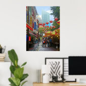 Poster Singapour - Ancien et Nouveau (Bureau à domicile)