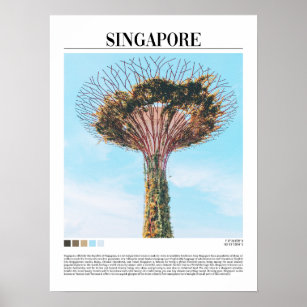 Poster Singapour - Asie du Sud-Est