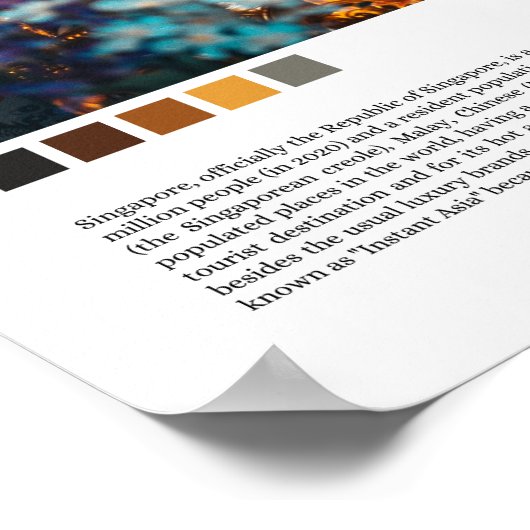 Poster Singapour - Asie du Sud-Est (Coin)