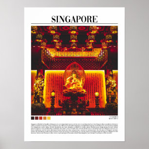 Poster Singapour - Asie du Sud-Est