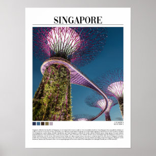 Poster Singapour - Asie du Sud-Est