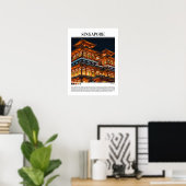 Poster Singapour - Asie du Sud-Est (Bureau à domicile)