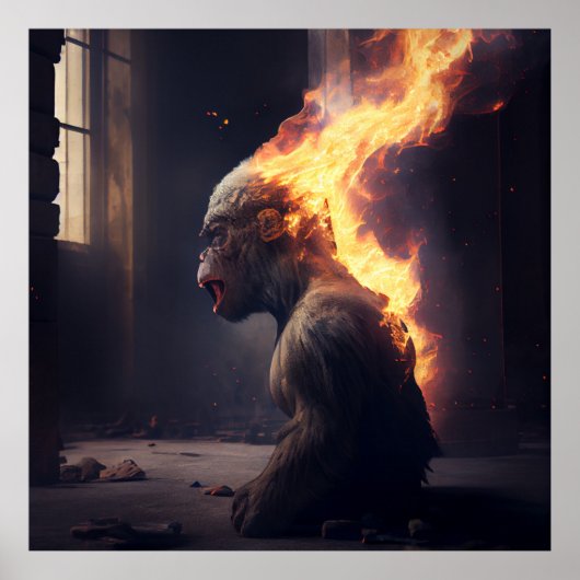 Poster singe (Devant)