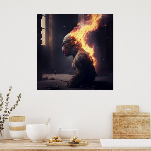 Poster singe (Cuisine)