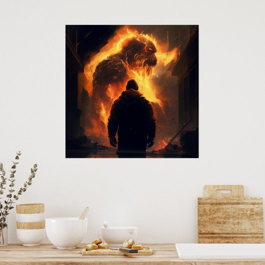 Poster singe (Cuisine)