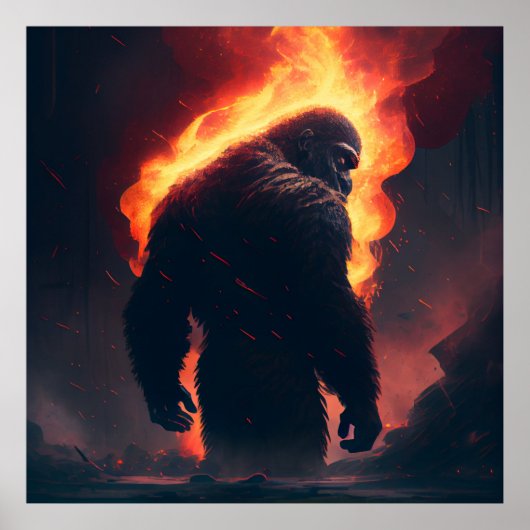 Poster singe (Devant)