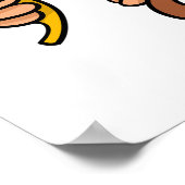 Poster Singe À La Banane (Coin)