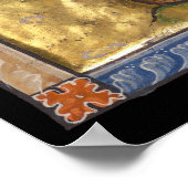 Poster Singe bestiaire médiéval c. 1270 (Coin)