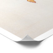 Poster Singe dans un arbre persimmon (Coin)