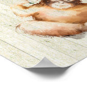 Poster Singe de la chambre des infirmières (Coin)