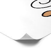 Poster Singe de la gymnastique (Coin)