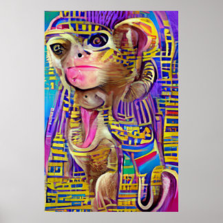 Poster Singe égyptien