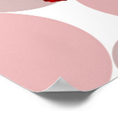 Poster Singe en Robe Rouge avec vin (Coin)