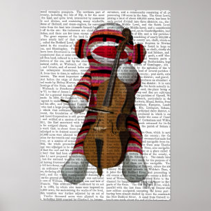 Poster Singe et cello