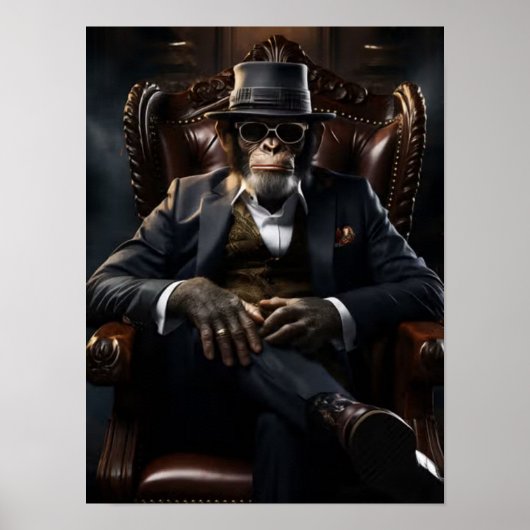 Poster singe gangster (Devant)