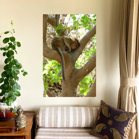 Poster Singe - Je suis tellement fatigué