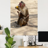 Poster Singe - Je veux quelque chose aussi (Bureau à domicile)